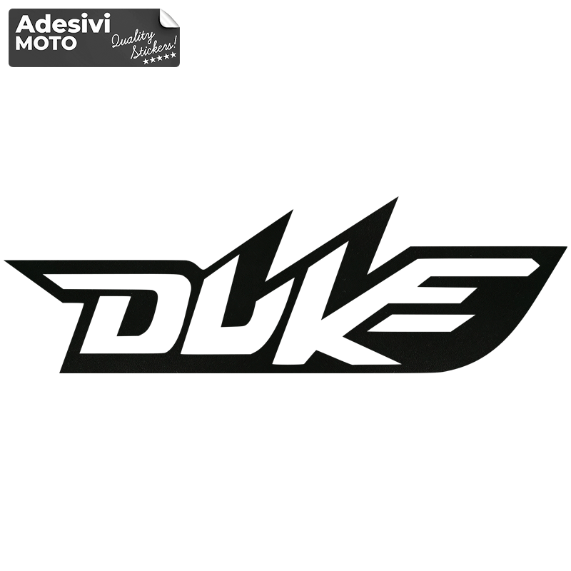 Adesivo Ktm "Duke" Tipo 3 Casco-Fiancate-Serbatoio-Codone-Parafango