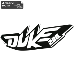 Adesivo Ktm "Duke 200" Tipo 2 Casco-Fiancate-Serbatoio-Codone-Parafango