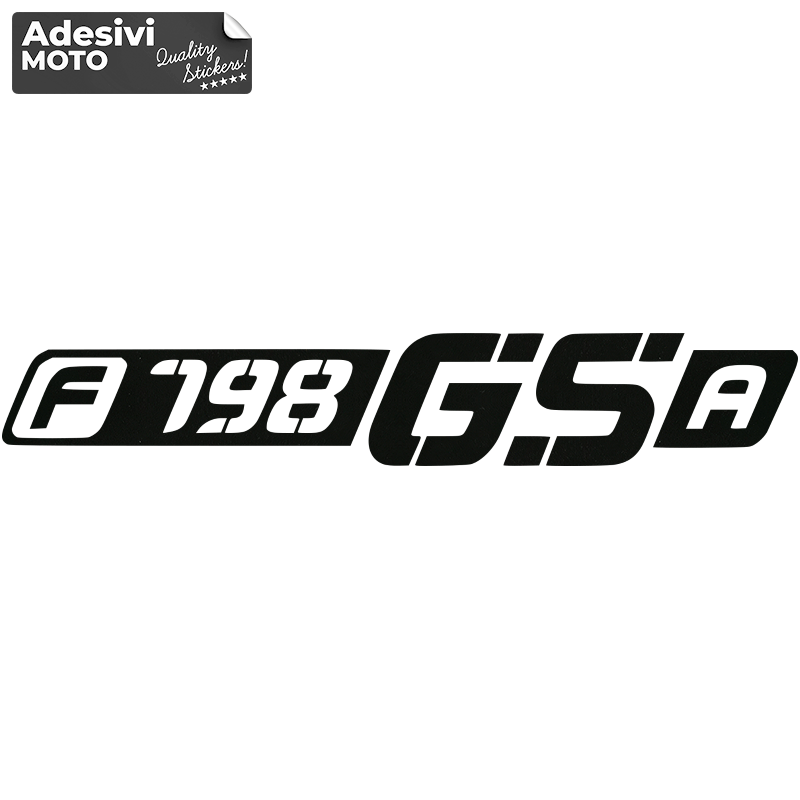 Autocollant Bmw "F 798 GSA" Réservoir-Queue-Casque-Pare-brise