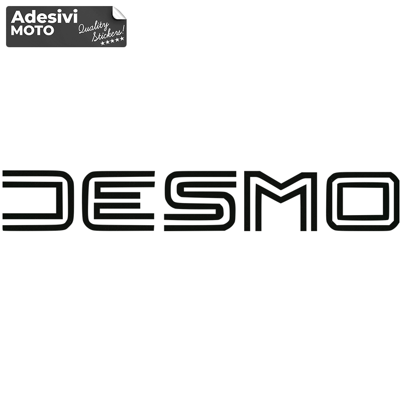 Autocollant "Desmo" Réservoir-Côtés-Carénage Inférieur-Queue-Casque
