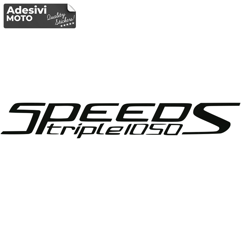 "Speed Triple 1050 S" Sticker Front-Tank-Fender-Helmet