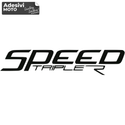 Autocollant "Speed Triple 1050 R" Avant-Réservoir-Aile-Casque