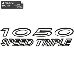 "1050 Speed Triple" Type 2 Sticker Front-Tank-Fender-Helmet