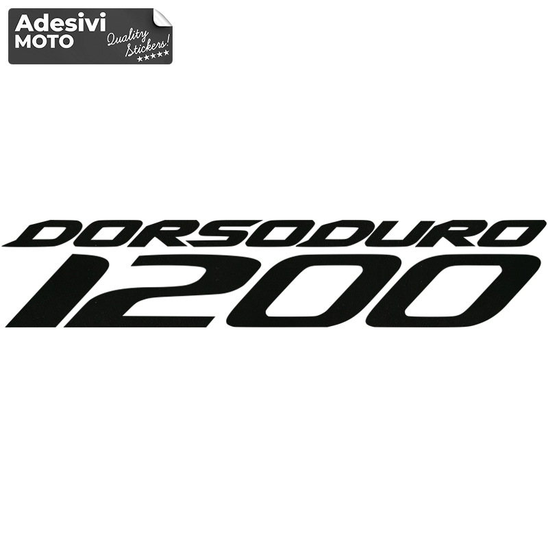 Adesivo "Dorsoduro 1200" Serbatoio-Fiancate-Vasca-Codone-Casco