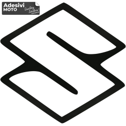 Adesivo Logo Suzuki Solo Bordi Serbatoio-Parafango-Vasca-Codone-Casco