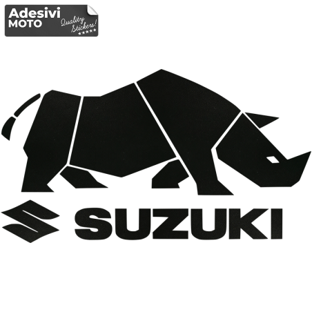 Adesivo Rinoceronte Suzuki Sportelli-Carene-Cofano-Vetri