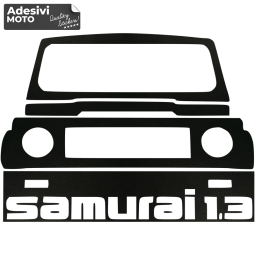 Autocollant Tout-terrain + Samurai 1.3 Capot-Compteurs-Côtés