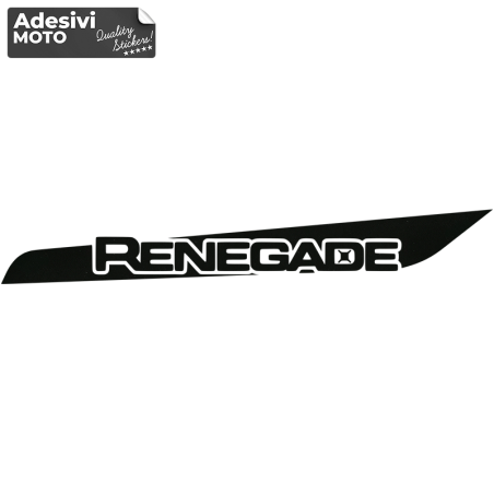 Autocollant Bandes "Renegade" Capot-Compteurs-Côtés