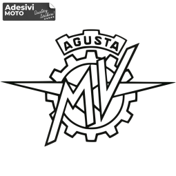 "MV Agusta" Logo Sticker Fuel Tank-Sides-Fairing-Tail-Helmet
