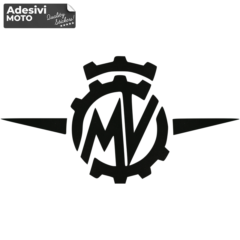 Autocollant Logo "MV Agusta" Type 4 Réservoir-Côtés-Pare-brise-Queue-Casque