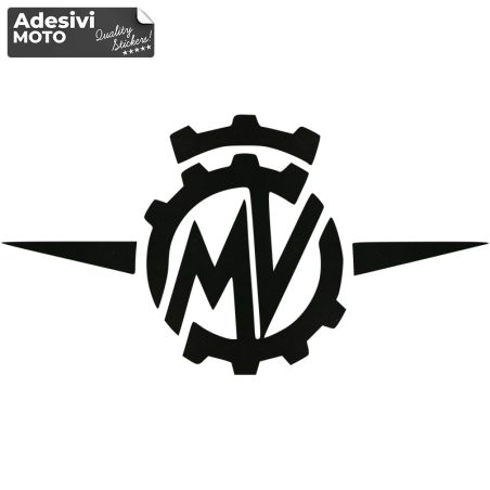 Autocollant Logo "MV Agusta" Type 4 Réservoir-Côtés-Pare-brise-Queue-Casque