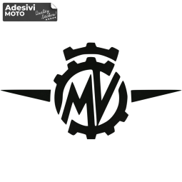 Autocollant Logo "MV Agusta" Type 4 Réservoir-Côtés-Pare-brise-Queue-Casque