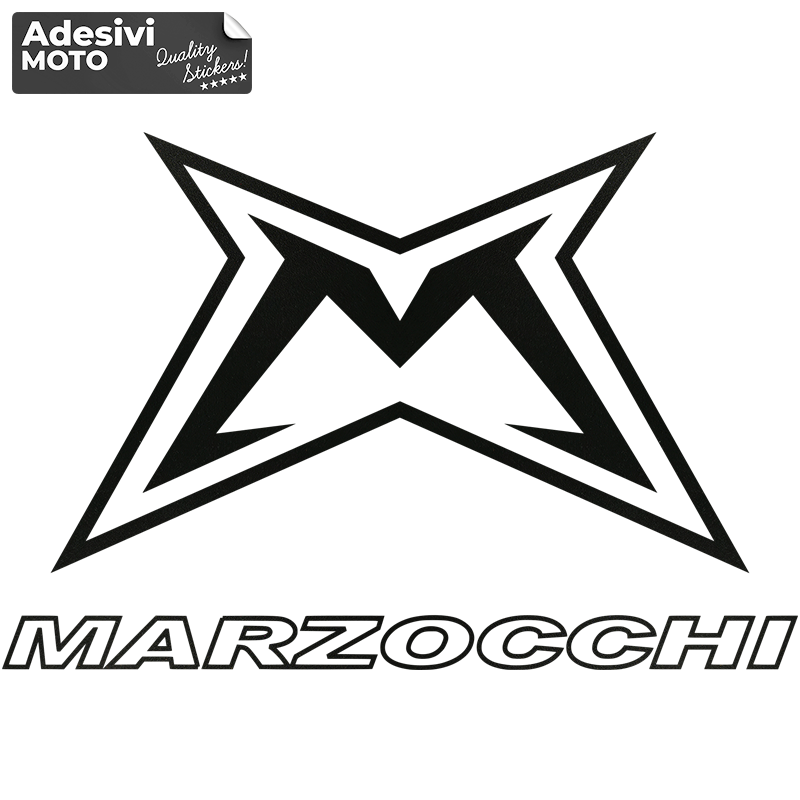 Adesivo Logo + "Marzocchi" Forcelle-Forcellone-Parafango-Codone