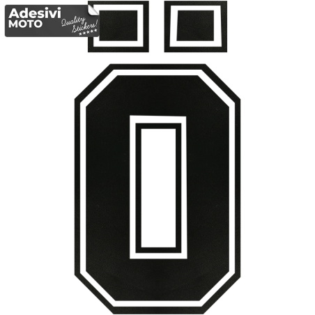 "O" Ohlins Logo Sticker Forks-Swingarm-Tail-Fender