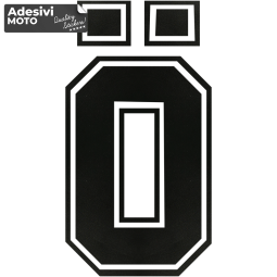 "O" Ohlins Logo Sticker Forks-Swingarm-Tail-Fender