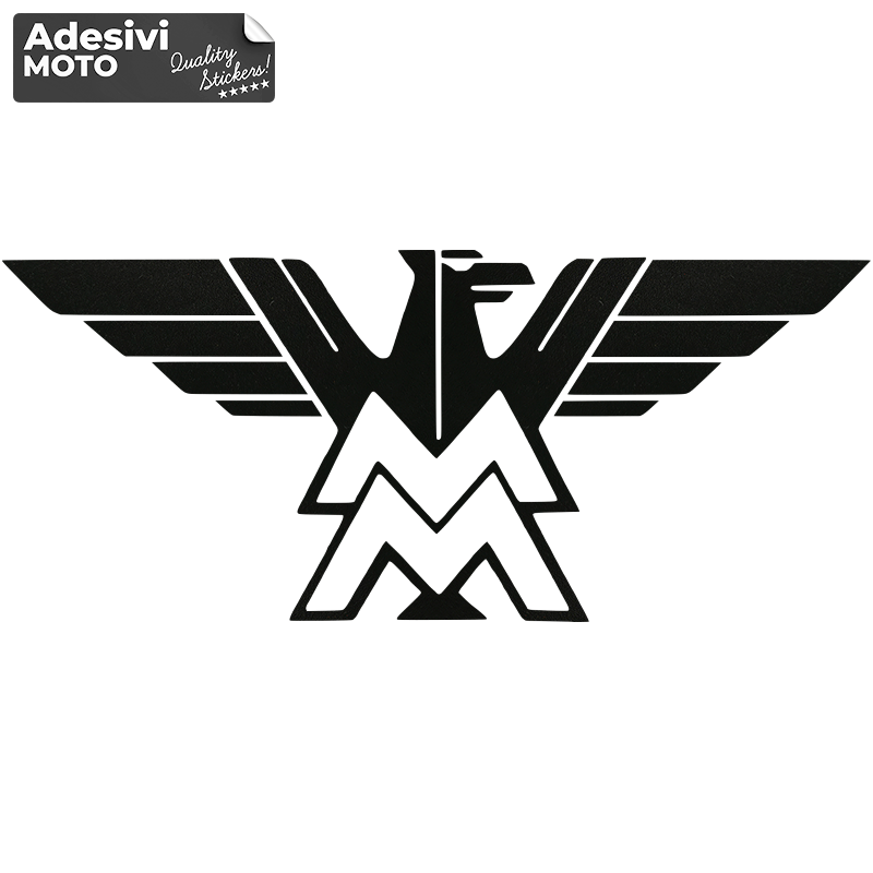 Moto Morini Logo Sticker Type 2 Helmet-Sides-Fuel Tank-Tail-Fender