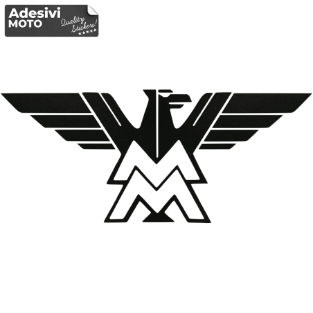 Moto Morini Logo Sticker Type 2 Helmet-Sides-Fuel Tank-Tail-Fender