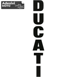 Adesivo "Ducati" Verticale Serbatoio-Fiancate-Vasca-Codone-Casco