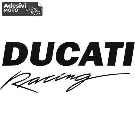 Adesivo "Ducati Racing" Serbatoio-Fiancate-Vasca-Codone-Casco