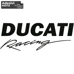 Adesivo "Ducati Racing" Serbatoio-Fiancate-Vasca-Codone-Casco