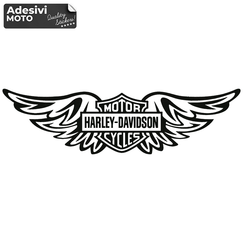 Adesivo "Harley Davidson Motor Cycles" Serbatoio-Parafango-Casco