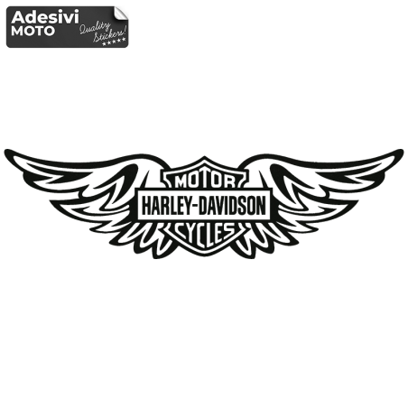 Adesivo "Harley Davidson Motor Cycles" Serbatoio-Parafango-Casco