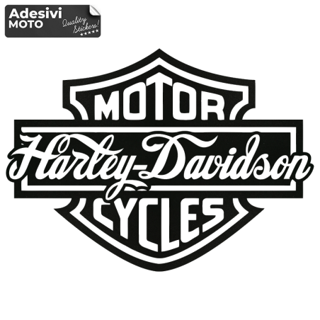 "Harley Davidson Motor Cycles" Stylized Sticker Fuel Tank-Fender-Helmet