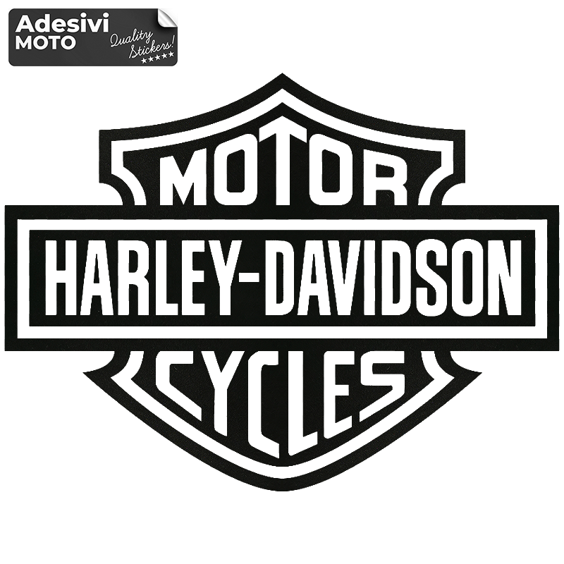 Logo "Harley Davidson Motor Cycles" Sticker Fuel Tank-Fender-Helmet