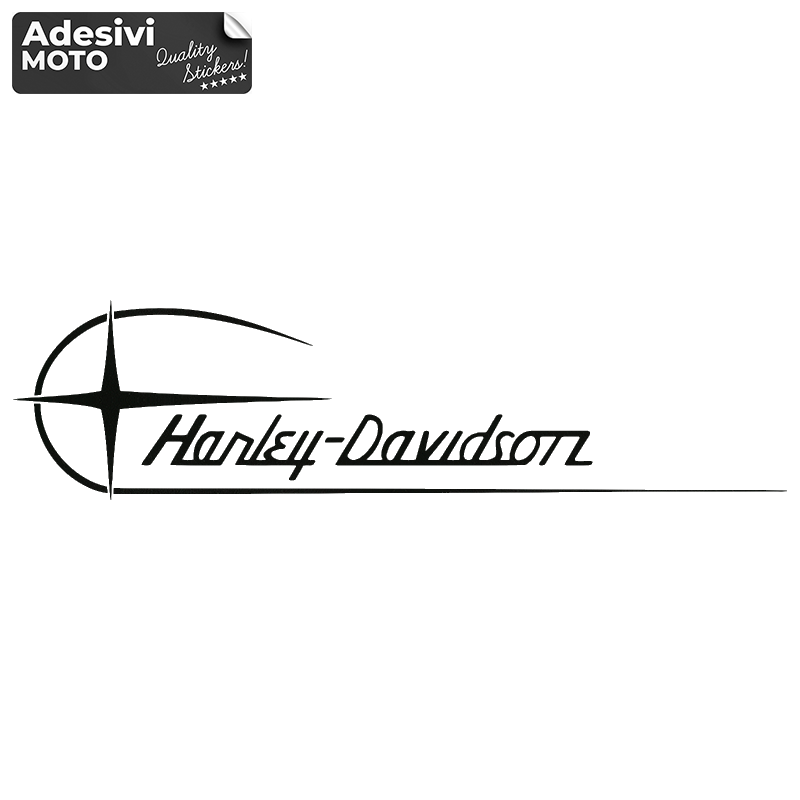 Autocollant "Harley Davidson Motor Cycles" Moderne Type 4 Pare-brise-Casque
