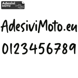 Autocollant Texte 1 Personnalisé pour Casque-Réservoir-Scooter-Réglage-Voiture