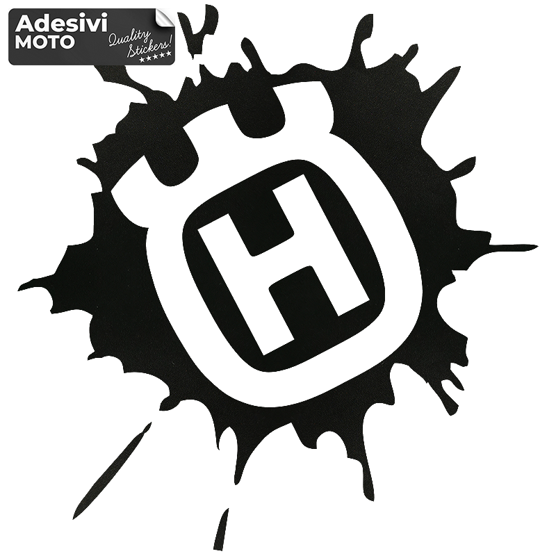 Autocollant Logo "Husqvarna" Éclaboussures Réservoir-Queue-Côtés-Casque