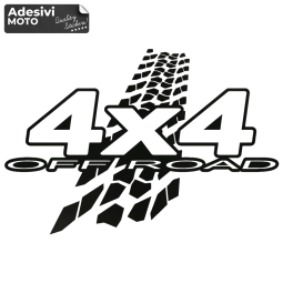Autocollant "4X4 Off Road" Capot-Compteurs-Côtés-Réglage-Voiture