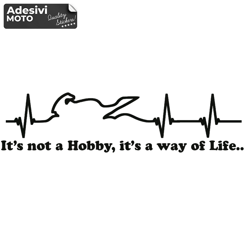 "It’s not a Hobby, is a way of Life.." Type 2 Sticker Fuel Tank-Sides-Tail