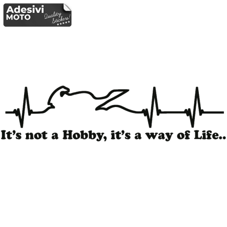 "It’s not a Hobby, is a way of Life.." Type 2 Sticker Fuel Tank-Sides-Tail