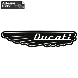 Adesivo Ala Destra "Ducati" Serbatoio-Fiancate-Vasca-Codone-Casco