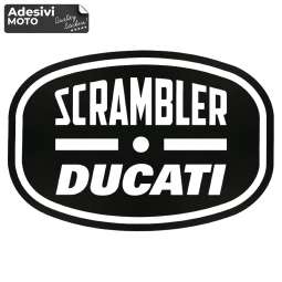 Adesivo "Scrambler Ducati" Serbatoio-Fiancate-Vasca-Codone-Casco