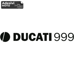 Logo + "Ducati 999" Sticker Fuel Tank-Sides-Tip-Tail-Helmet