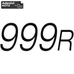 Adesivo "999R" Serbatoio-Fiancate-Vasca-Codone-Casco