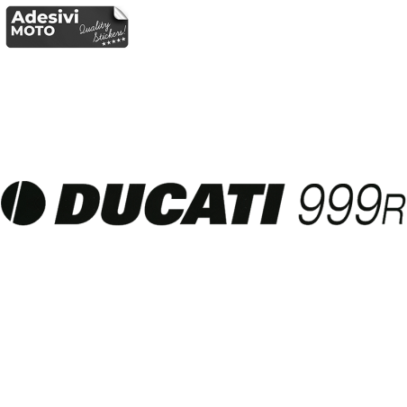 Adesivo Logo + "Ducati 999R" Serbatoio-Fiancate-Vasca-Codone-Casco