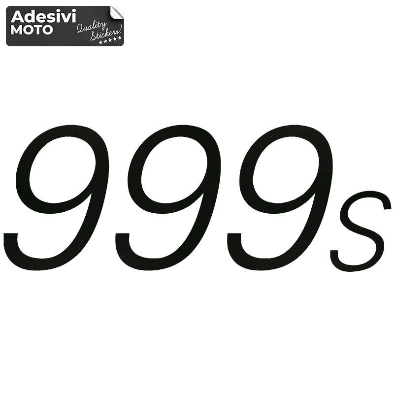 Adesivo "999S" Serbatoio-Fiancate-Vasca-Codone-Casco