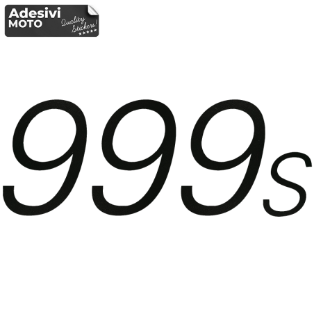 Adesivo "999S" Serbatoio-Fiancate-Vasca-Codone-Casco