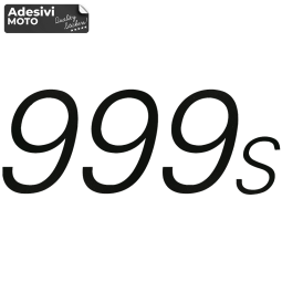 "999S" Sticker Fuel Tank-Sides-Tip-Tail-Helmet