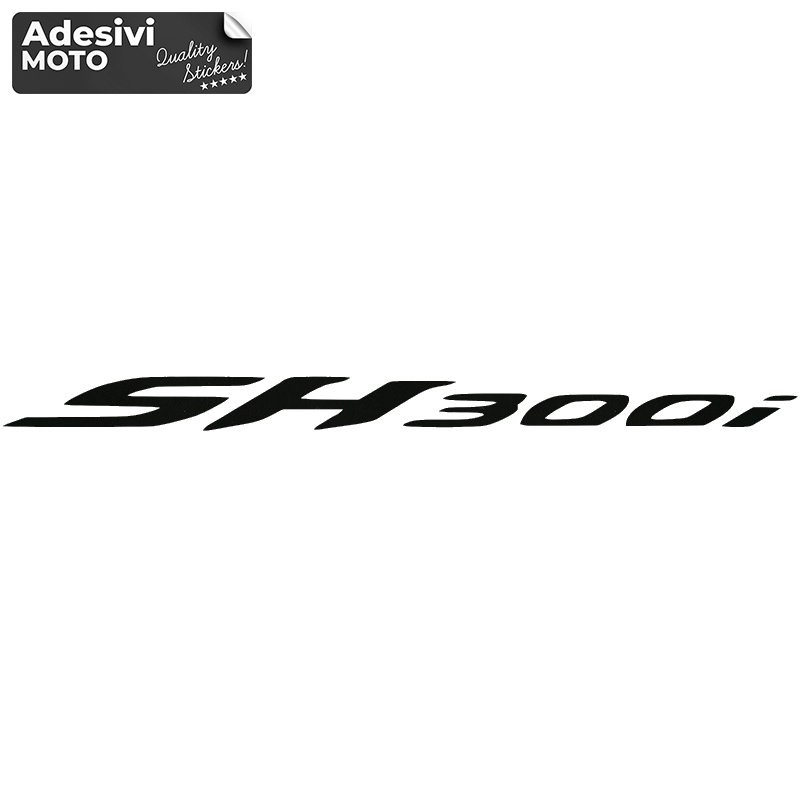 Autocollant "SH300i" Réservoir-Côtés-Carénage Inférieur-Queue-Casque