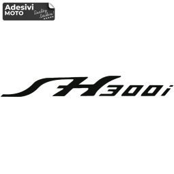 Autocollant "SH300i" Type 2 Réservoir-Côtés-Carénage Inférieur-Queue-Casque