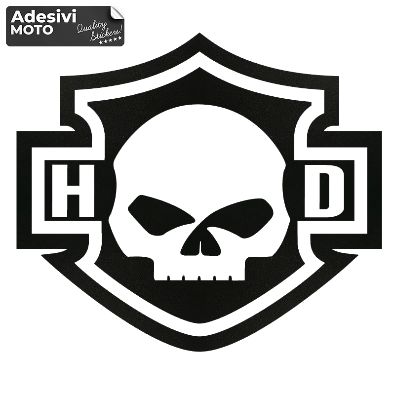 Adesivo Scheletro "HD" Serbatoio-Parafango-Codone-Casco