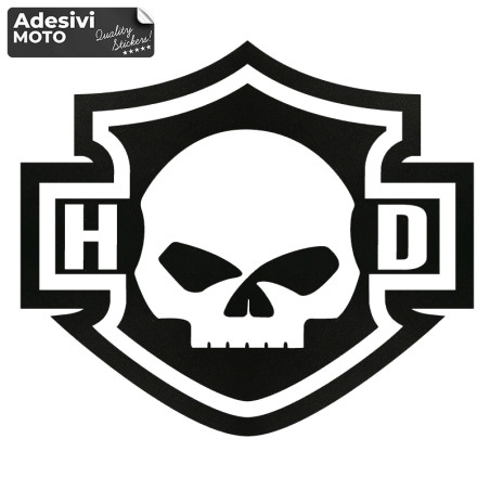 Adesivo Scheletro "HD" Serbatoio-Parafango-Codone-Casco