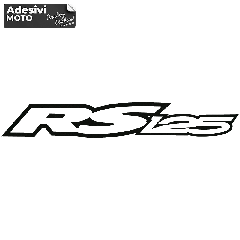 Aprilia "RS 125" Sticker Fuel Tank-Sides-Tip-Tail-Helmet