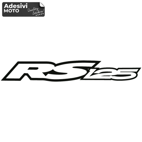 Aprilia "RS 125" Sticker Fuel Tank-Sides-Tip-Tail-Helmet
