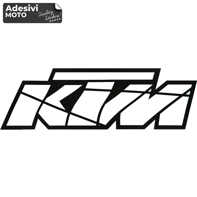 Autocollant "KTM" Type 4 Casque-Côtés-Réservoir-Queue-Aile