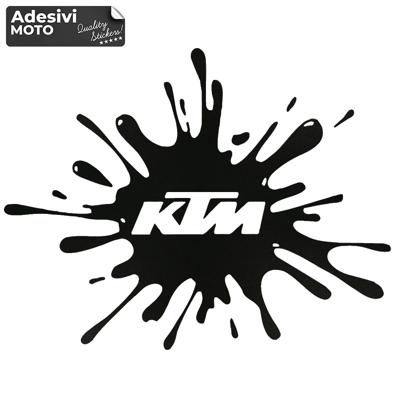 Adesivo Schizzo Moderno "KTM " Casco-Fiancate-Serbatoio-Codone-Parafango